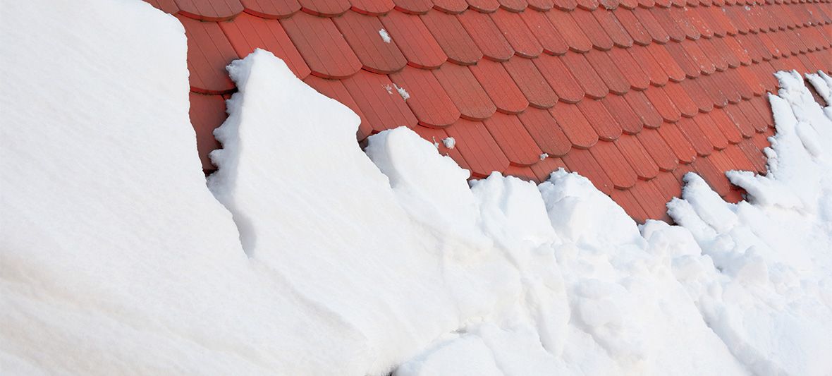 Schneeschutz auf dem Dach
