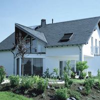 Einfamilienhaus mit Schieferdeckung